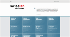 Desktop Screenshot of ibdcohort.ch