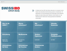 Tablet Screenshot of ibdcohort.ch